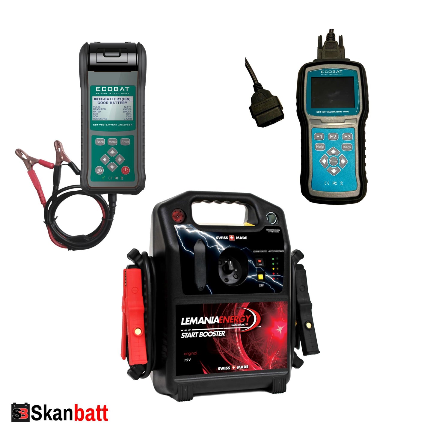 Skanbatt 'Verkstedpakken' - Test - Bytt - Programmer shown in product view