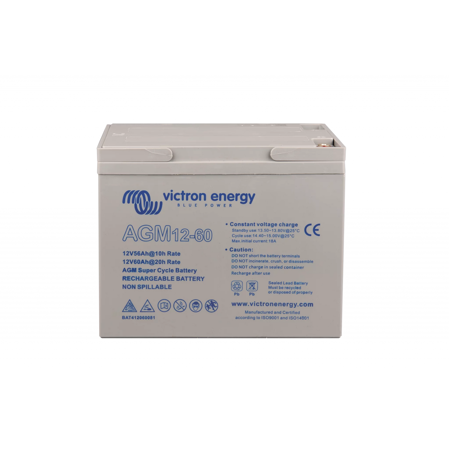 Victron AGM Super Cycle Batteri 12V/60Ah (M5)