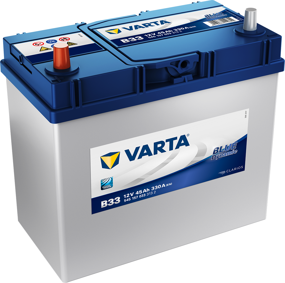 Varta Blue Dynamic Batteri 12V 45Ah 330Cca +Venstre B33 shown in product view