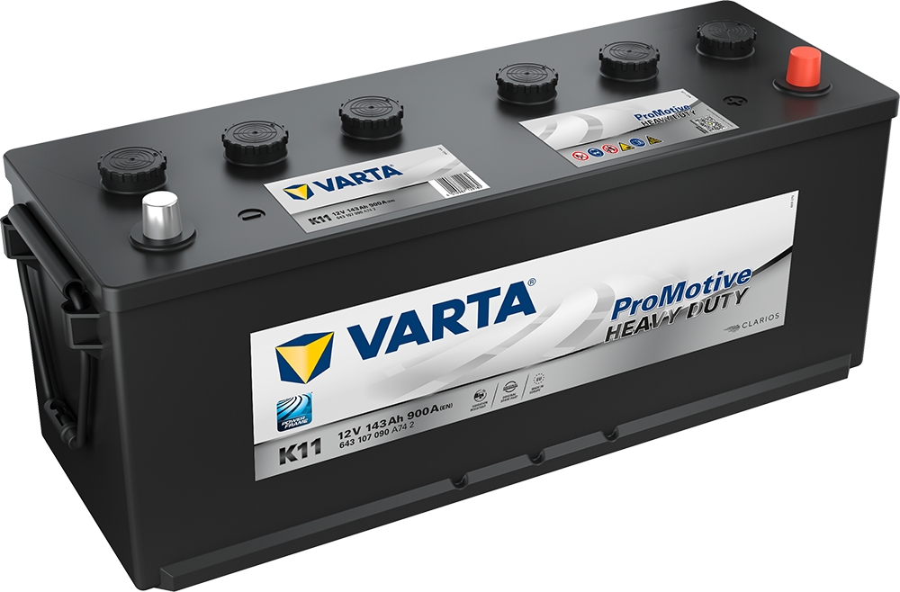 Varta Promotive Black Batteri 12V 143Ah 900Cca +Høyre K11 shown in product view