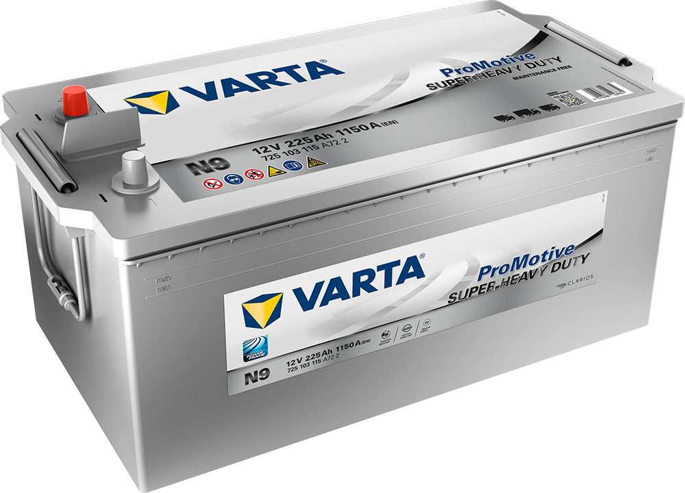 Varta Promotive Shd Batteri 12V 225Ah 1150Cca +Venstre N9 shown in product view