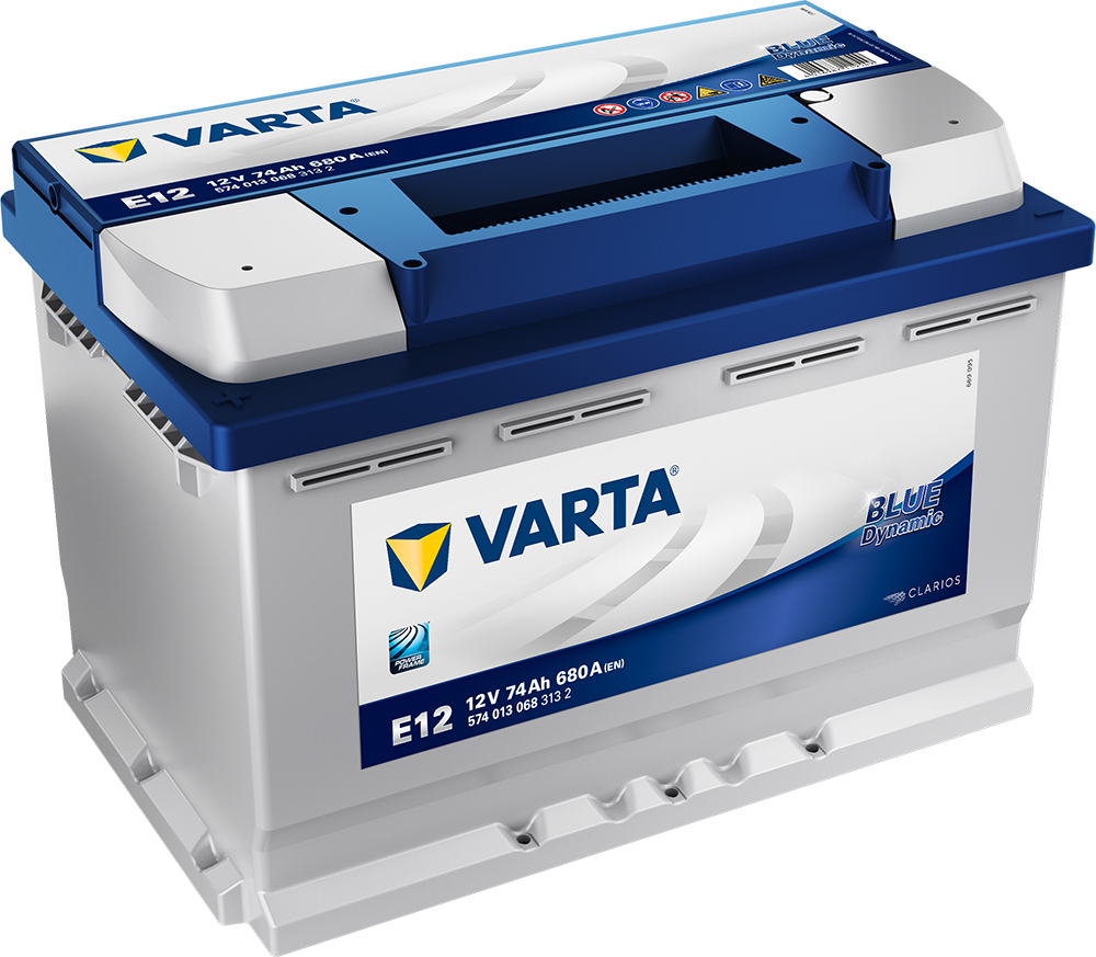 Varta Blue Dynamic Batteri 12V 74Ah 680Cca +Venstre E12 shown in product view
