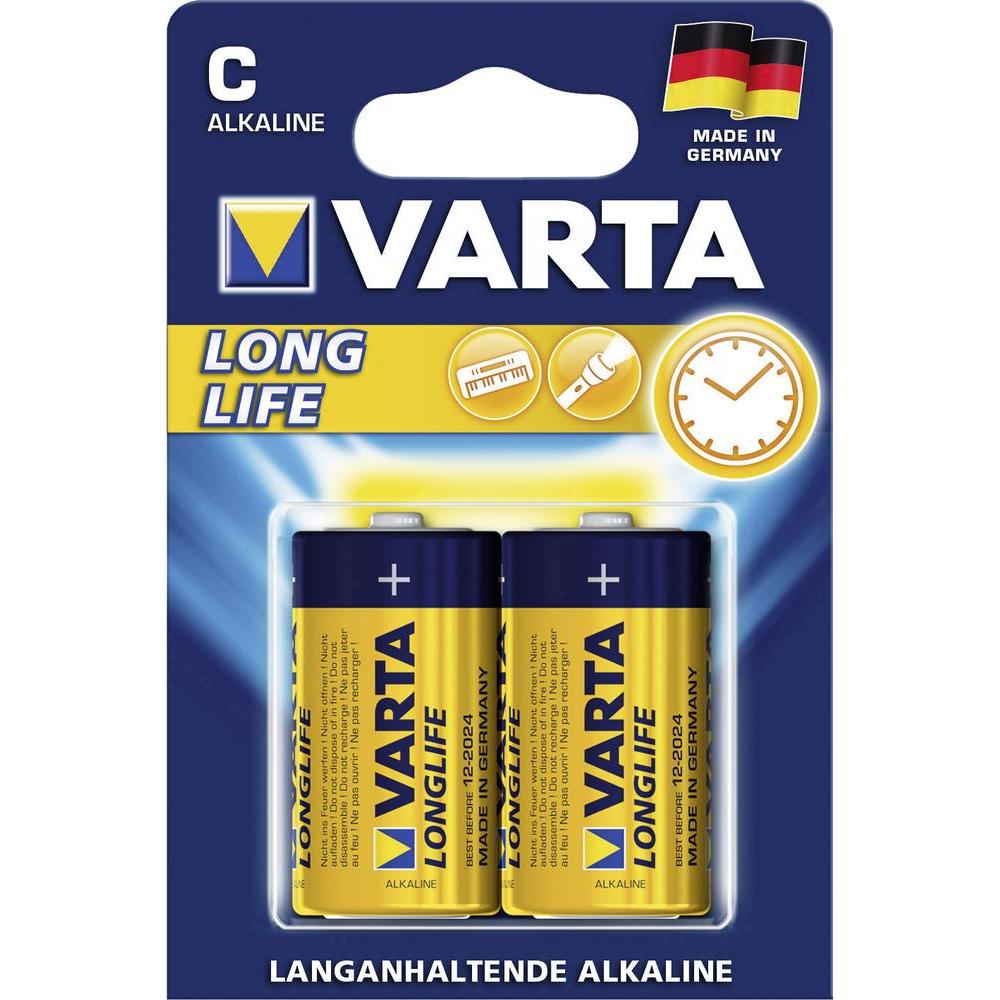 Varta Longlife C 1,5V 2-Pakning shown in product view