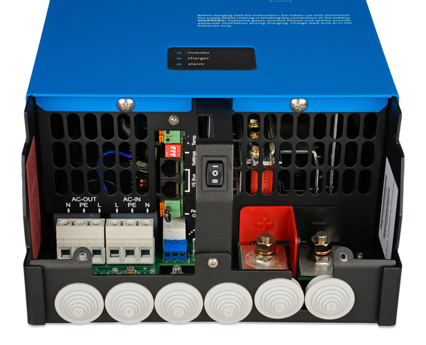 Victron Multiplus C12/2000/80-35 Kombi Inverter Og Lader label detail