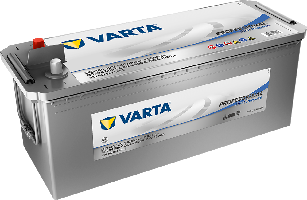 Varta Fritidsbatteri 12V 140Ah 800Cca +Venstre Lfd140 shown in product view