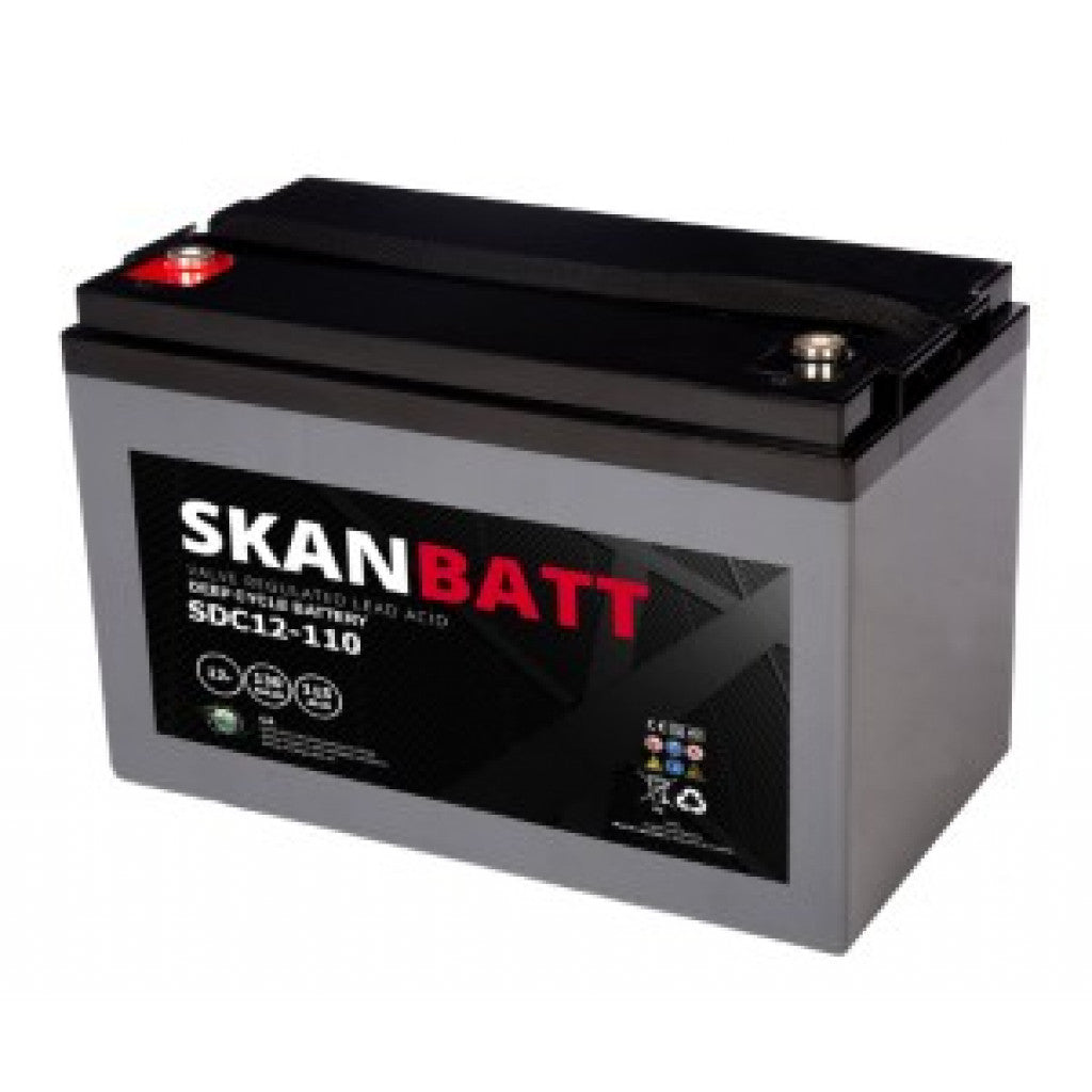 Skanbatt Deep Cycle AGM-batteri 12V