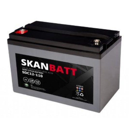 Skanbatt Deep Cycle AGM-batteri 12V