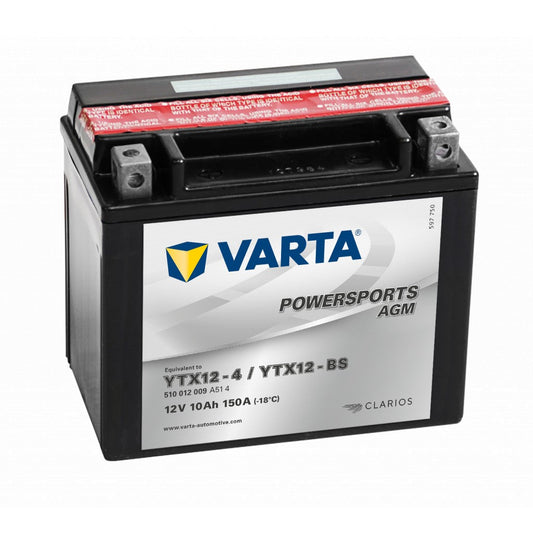 Varta Powersports AGM MC-batteri 12V 10Ah