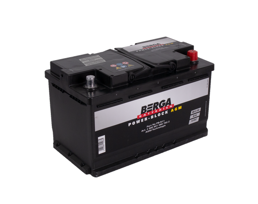Berga Power Block Agm 12V 80Ah 800Cca shown in product view