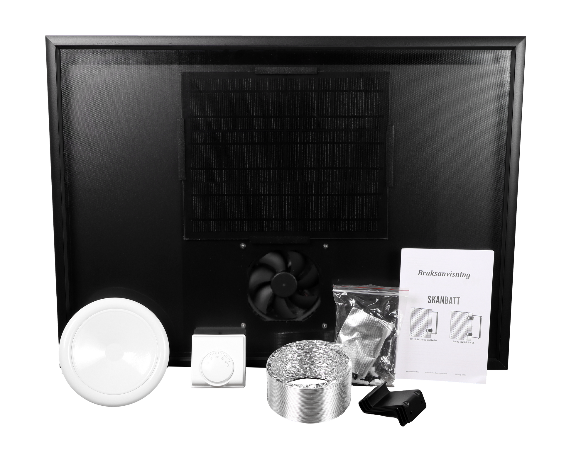 Skanbatt Solventilator Sv-20 Med Luftvolum/T 88M3 shown in detail view