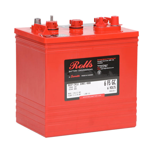 Rolls 6-Fs-Gc Deep Cycle Batteri 6V 215Ah shown in product view
