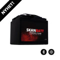 SKANBATT Premium Lithium - 12V 50Ah 60A BMS - Bluetooth - Heat - 197x165x174mm - 8 Års garanti