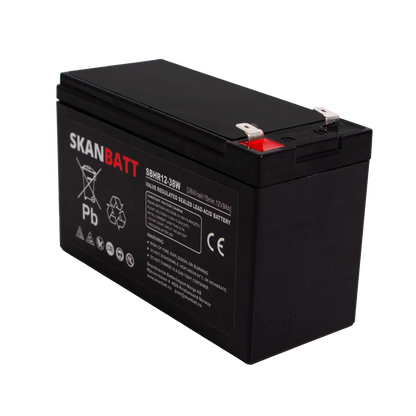 RITAR High Rate AGM Batteri 12V 9AH (151x65x93,5mm) F2
