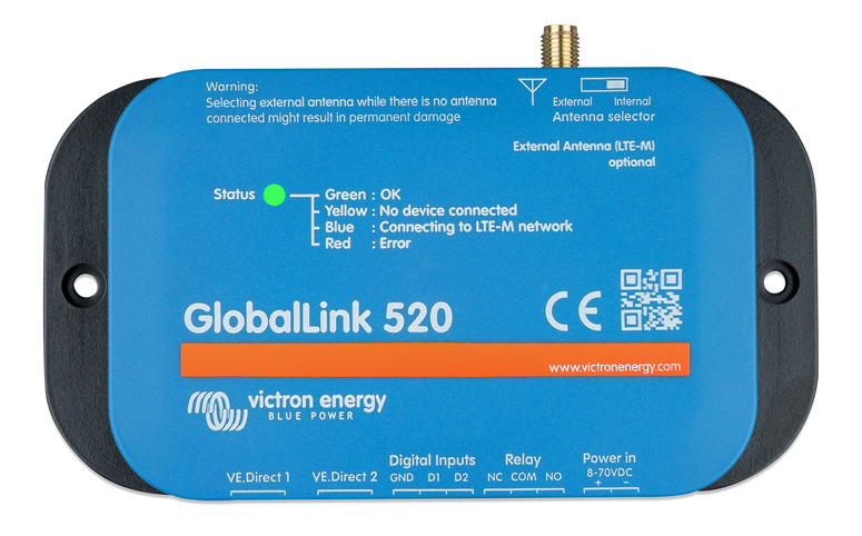 Victron Globallink 520 shown in product view