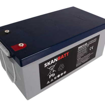 RITAR GEL Deep Cycle Batteri 12V 260AH (520x268x220mm) +höger