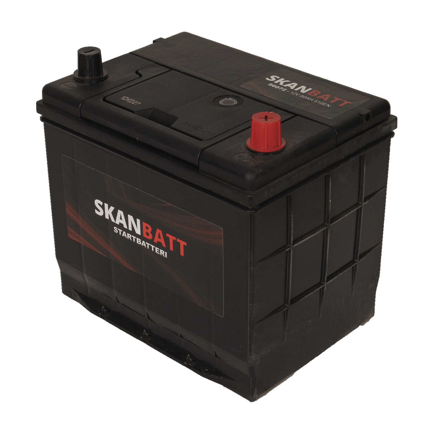 Skanbatt Startbatteri 12V 60Ah 510En +H shown in detail view