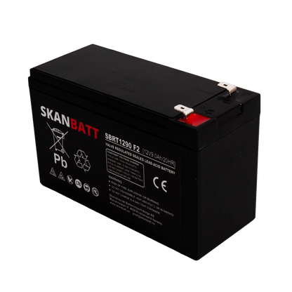 RITAR AGM Batteri 12V 9AH (151x65x94mm) F2