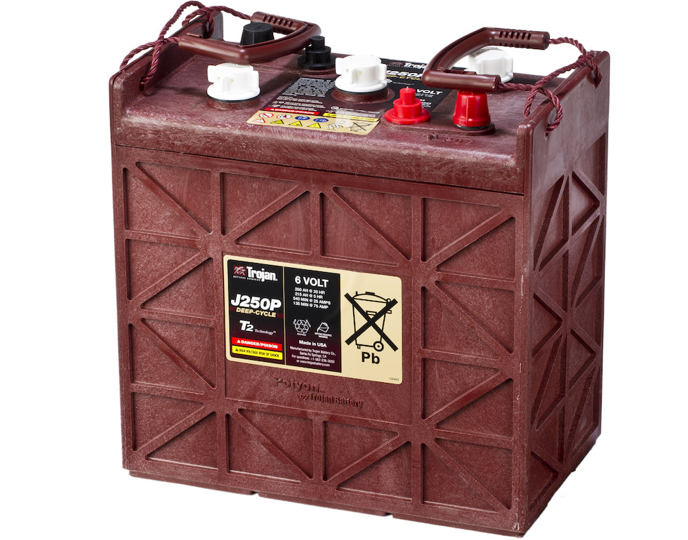 Trojan Deep Cycle Traksjonsbatteri 6V 250Ah +Høyre shown in product view