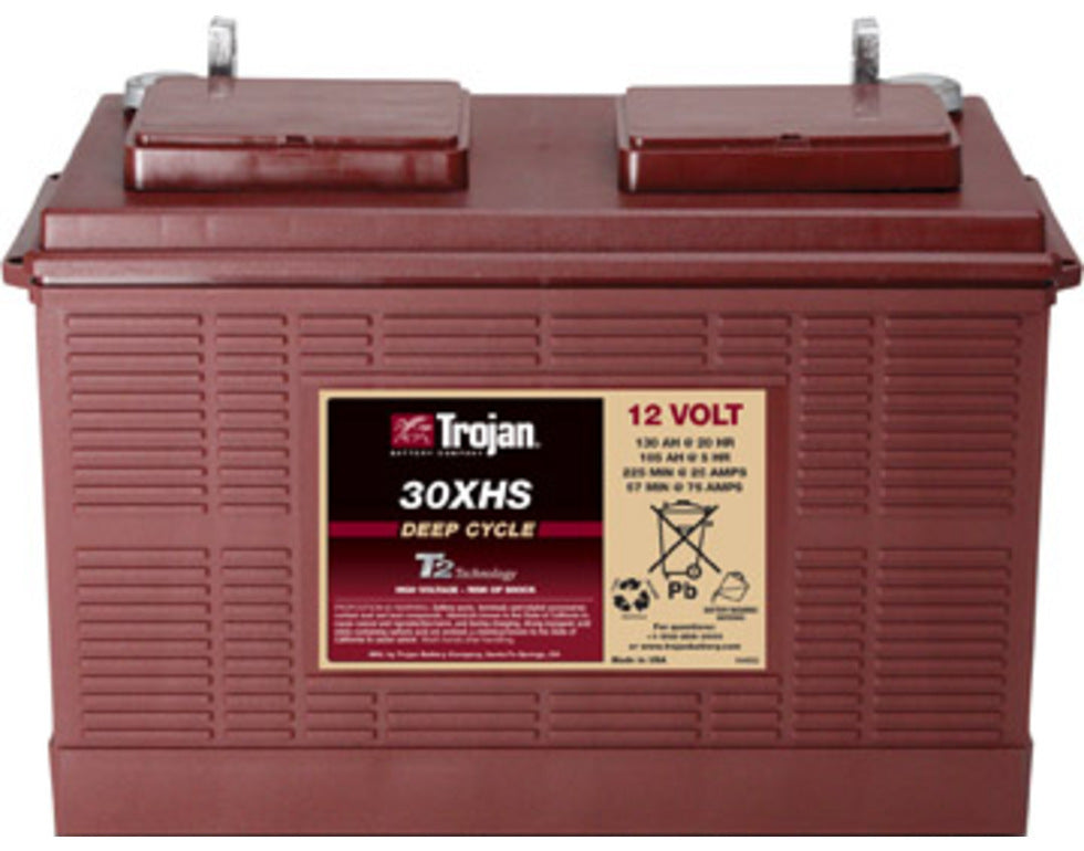 Trojan Deep Cycle Traksjonsbatteri 12V 130Ah +Venstre shown in product view