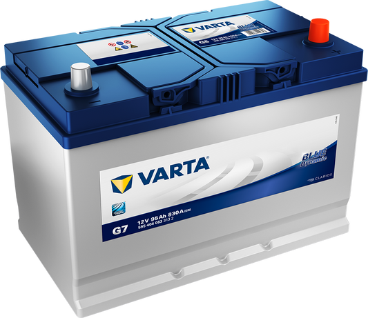 Varta Startbatteri Blue Dynamic 12V 95Ah 830Cca +Høyre G7 shown in product view