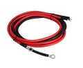 Kabel 2 meter 2x6mm2 till solcellsregulator (med 8mm ringsko)
