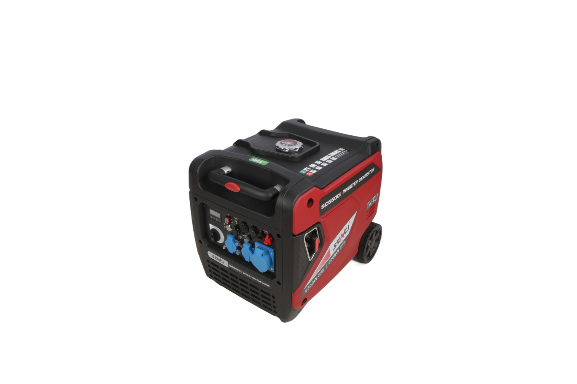Senci Sc5500I Inverter Aggregat - Bensin - Max 6000W - Ats - Elektrisk Start - inkl. klargjøring shown in product vie image 5