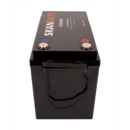 SKANBATT Lithium Batteri 12V 200AH 200A BMS (345x190x245mm)