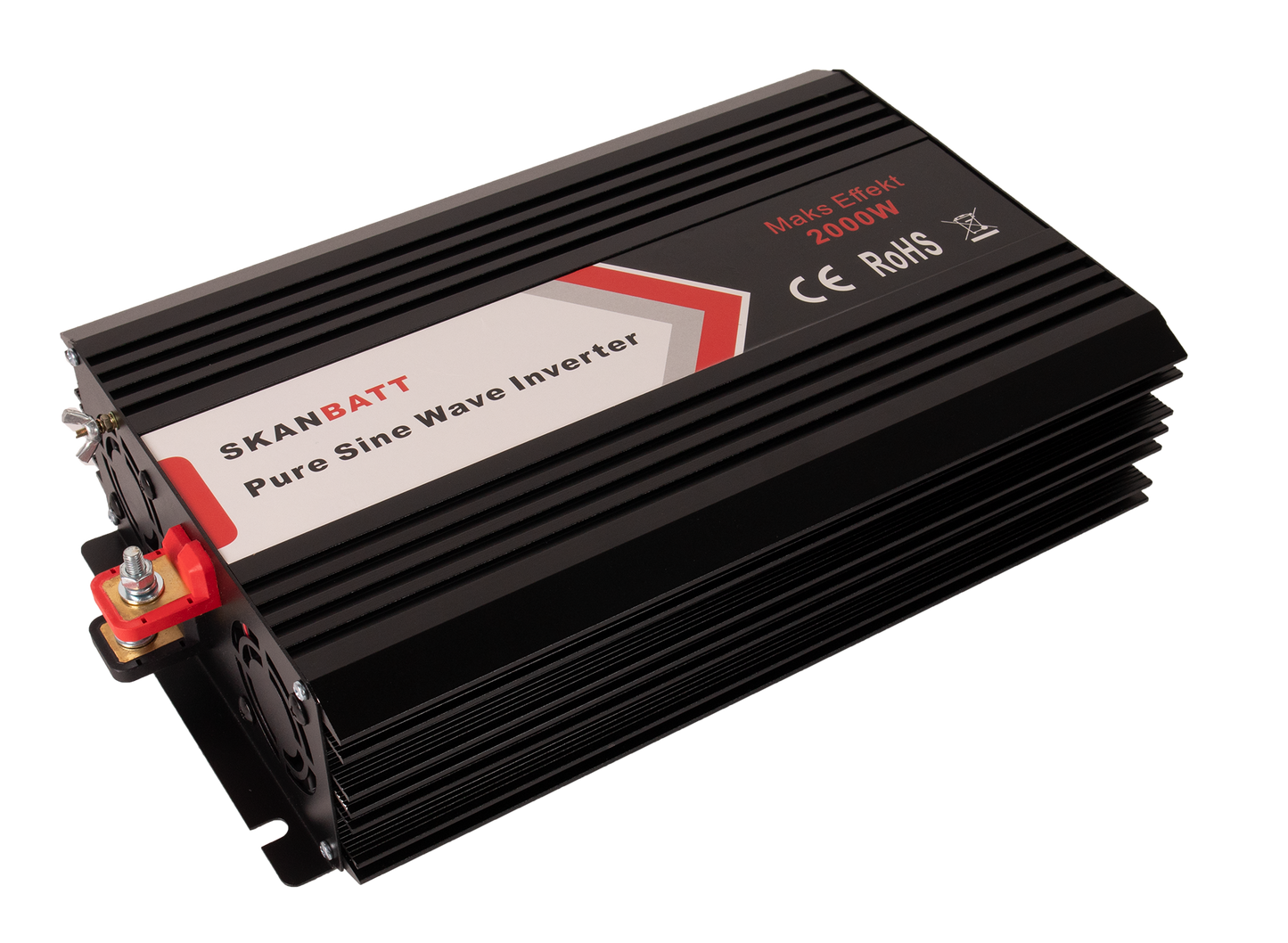 Skanbatt Inverter 24V 2000W (4000W) Ren Sinus M/Trådløs Fjernkontroll shown in product view