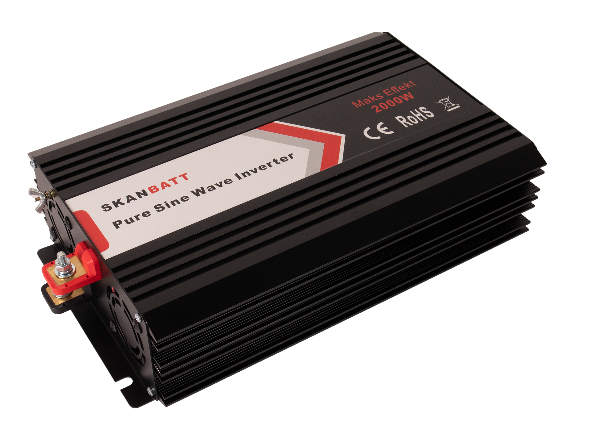Skanbatt Inverter 24V 2000W (4000W) Ren Sinus M/Trådløs Fjernkontroll shown in product view