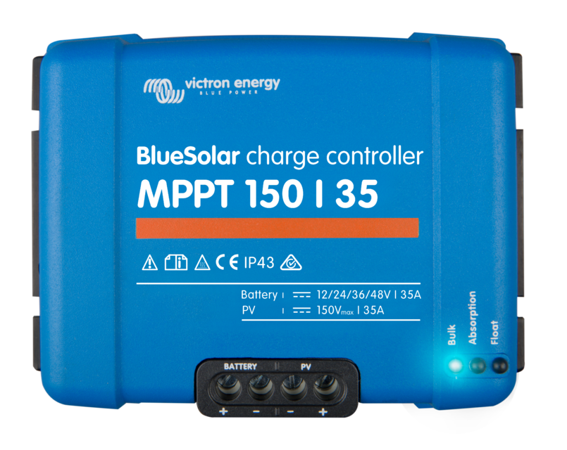 Victron Blue Solar Mppt 150/35 shown in product view