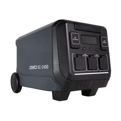 SENCI Lithium LPS 2150Wh Power Station med 2400W (4800W) sinus inverter