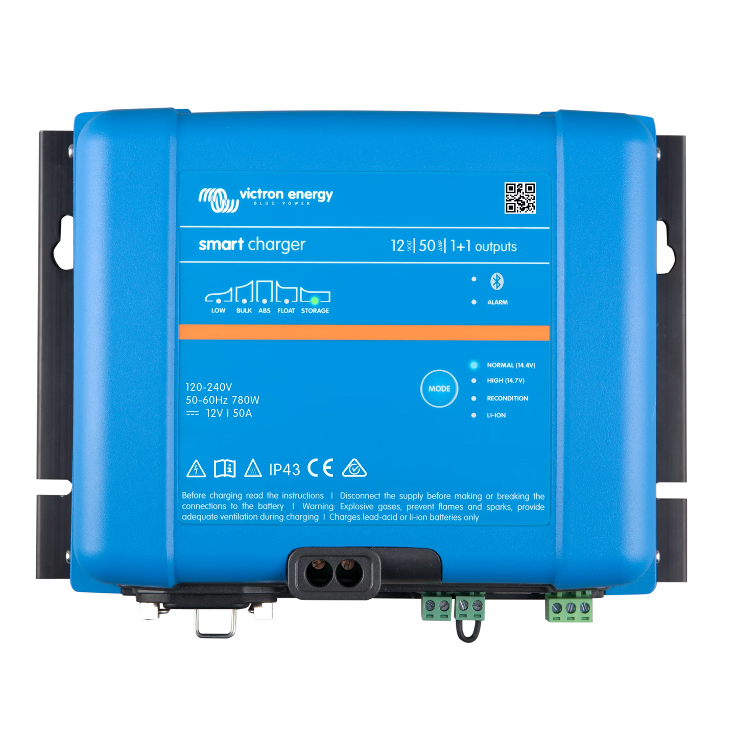 VICTRON Phoenix Smart IP43 Batteriladdare 12V 50A 1+1 kanaler