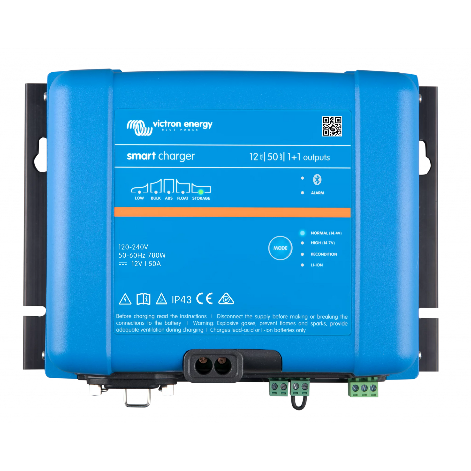 VICTRON Phoenix Smart IP43 Batteriladdare 12V 50A 1+1 kanaler
