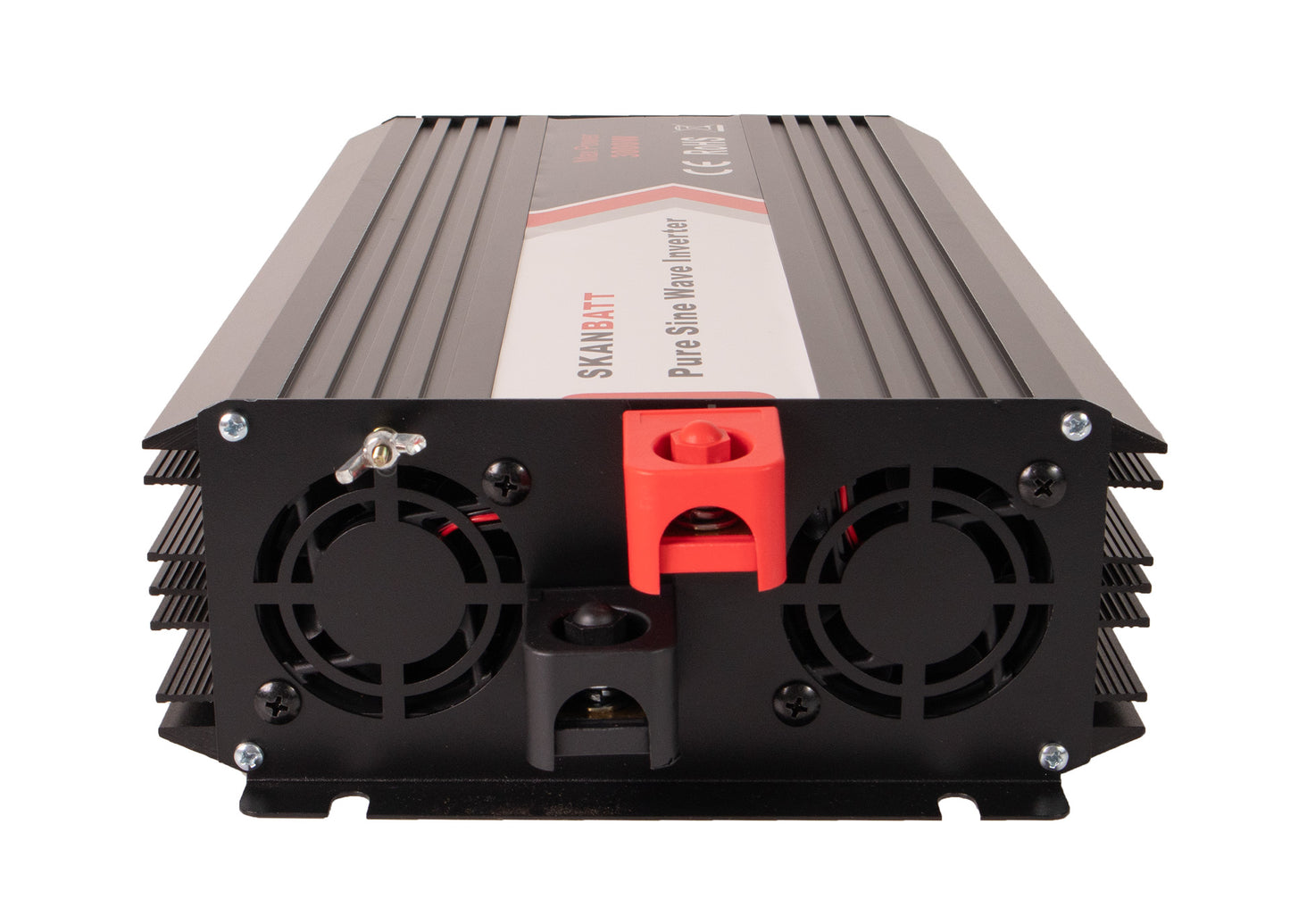 Skanbatt Inverter 24V 3000W (6000W) Ren Sinus M/Trådløs Fjernkontroll shown in detail view