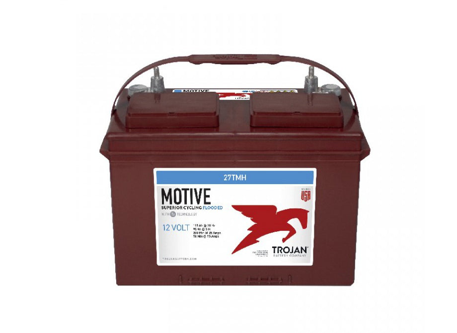 Trojan Deep Cycle Traksjonsbatteri 12V 115Ah +Venstre shown in product view
