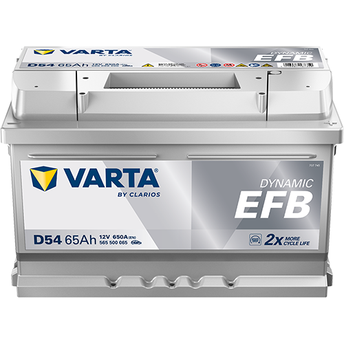 Varta Blue Dynamic Efb Batteri 12V 65Ah 650Cca +Høyre D54 shown in product view