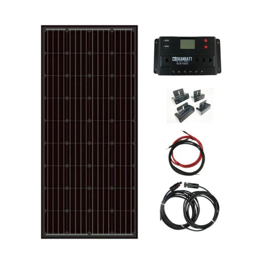 SKANBATT Solcellspaket STUGA - Mini - 12V - 80W