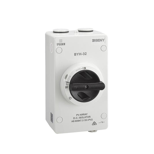 Dc Isolasjonsbryter 1000Vdc 32A shown in product view