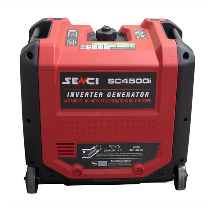 SENCI SC4500i Inverter Aggregat - Bensin - Max 4500W - ATS / Relestyring - Elektrisk start