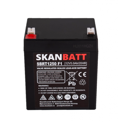 RITAR AGM Batteri 12V 5AH (90x70x101mm) F1