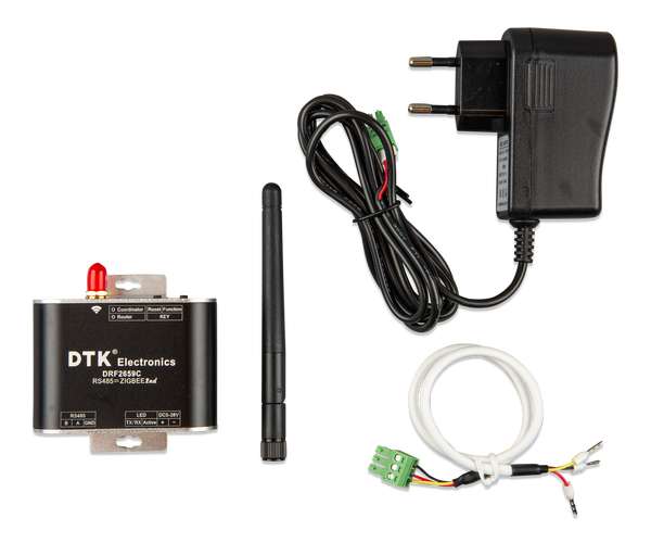Victron Zigbee Til Rs485 shown in angle view