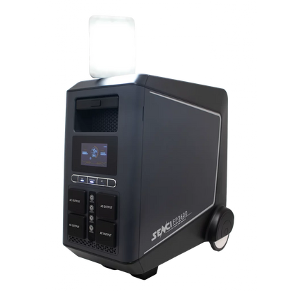 SENCI Lithium LPS 3840Wh Power Station med 3600W (7200W) sinus inverter