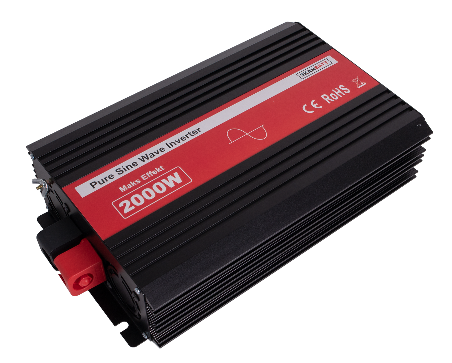 Skanbatt Inverter 12V 2000W Ren Sinus M/Kablet Fjernkontroll shown in product view