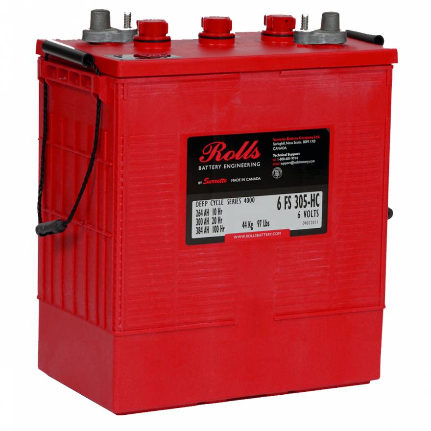 Rolls 6-Fs-305-Hc Deep Cycle Batteri 6V 305Ah shown in product view