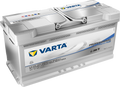 VARTA LA105 AGM Fritidsbatteri 12V 105AH 950CCA (394x175x190/190mm) +höger