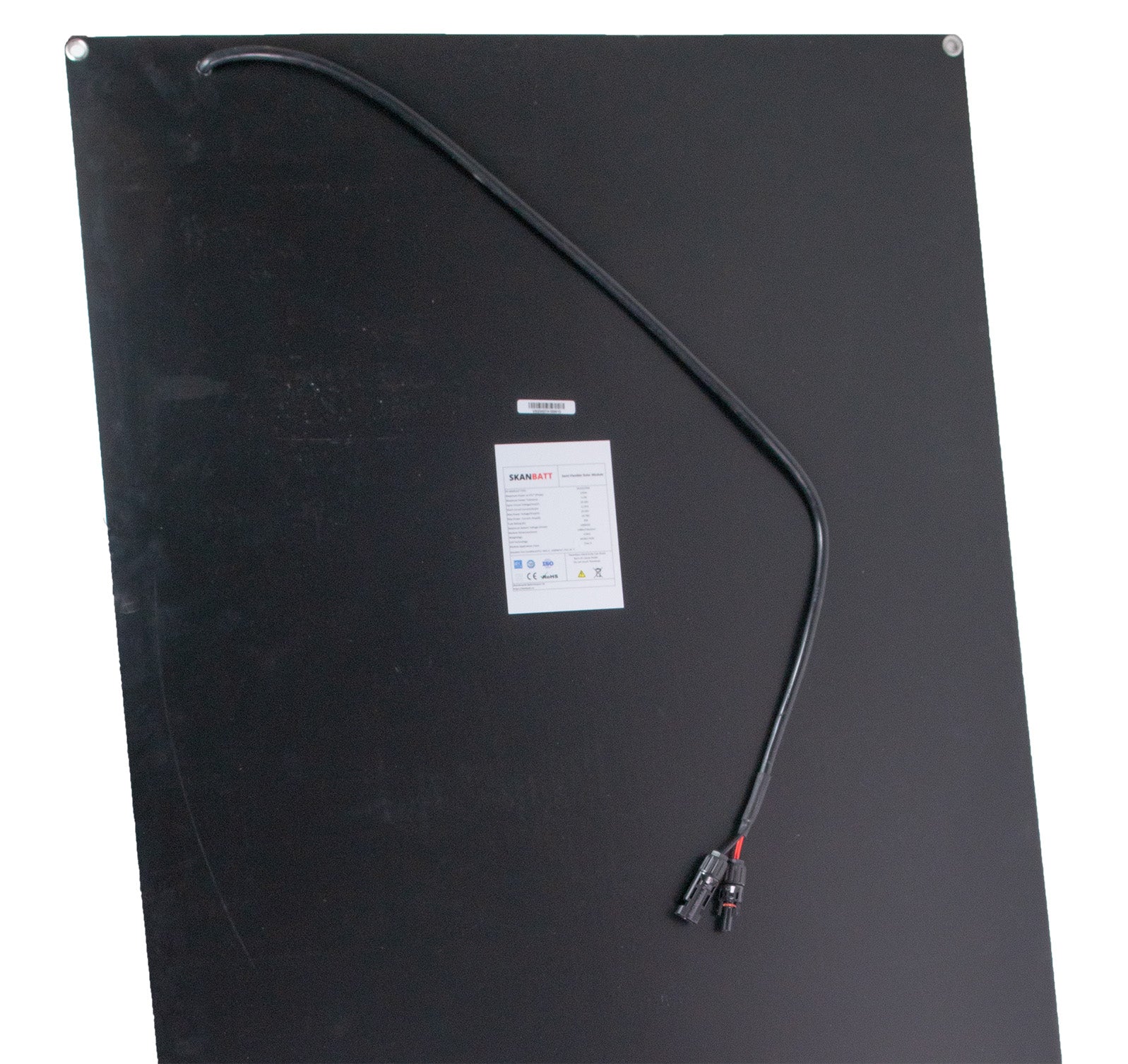 Skanbatt Fleksibelt Solcellepanel 270W - Etfe - 1980X710X3Mm shown in angle view