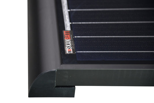 Skanbatt Aero 150W Panel Med 7M Kabel Og Fastmonterte Spoilere - Slim shown in product view