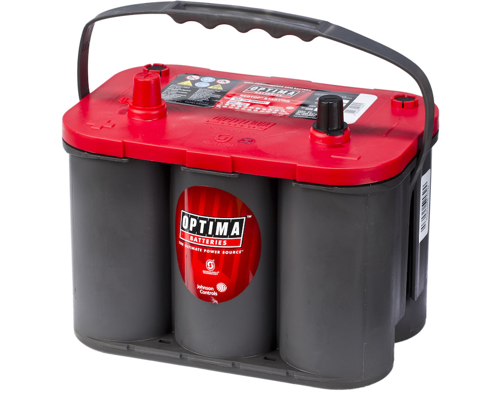 Optima Agm Red Top 12V 50Ah 815Cca +Venstre Topp Pol 'Bestselger' shown in product view