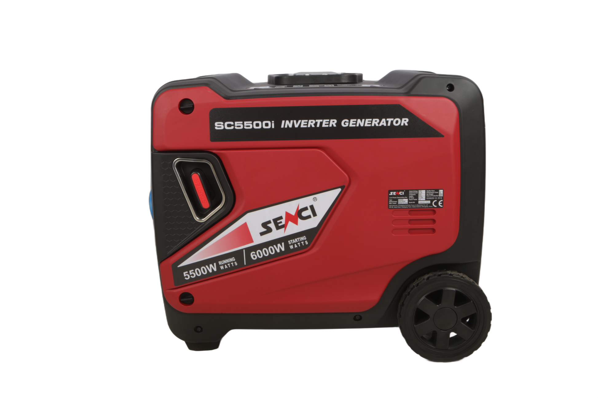 Senci Sc5500I Inverter Aggregat - Bensin - Max 6000W - Ats - Elektrisk Start - inkl. klargjøring shown in product vie image 6