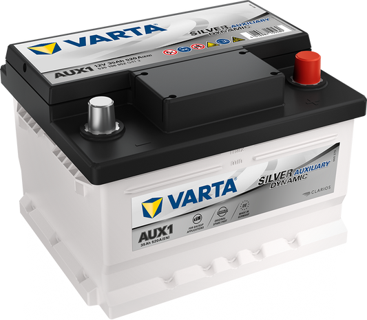 Varta Silver Dynamic Aux Batteri 12V 35Ah 540En +Høyre Aux1 shown in product view